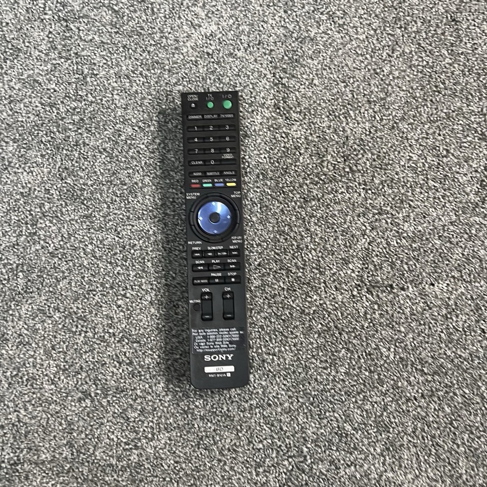 Sony RMT-B101A OEM Blu-Ray DVD Player Remote Control BD Genuine Black